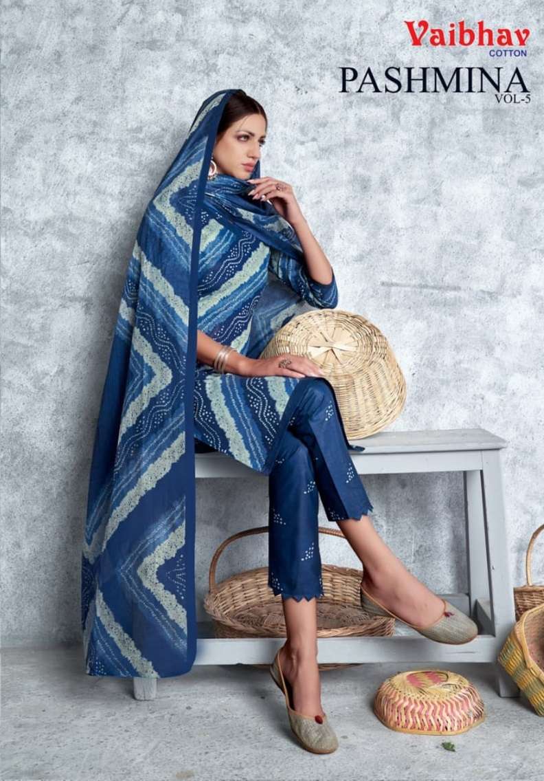 Vaibhav Pashmina Vol-5 – Dress Material - Wholesale Catalog