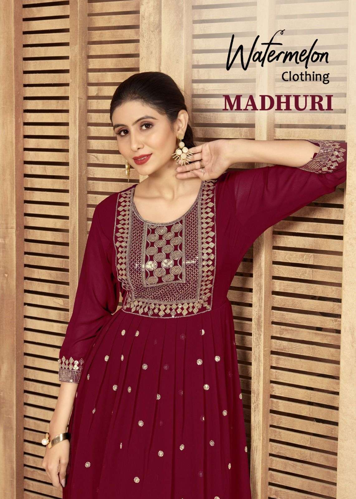 WATERMELON MADHURI Kurti Wholesale catalog