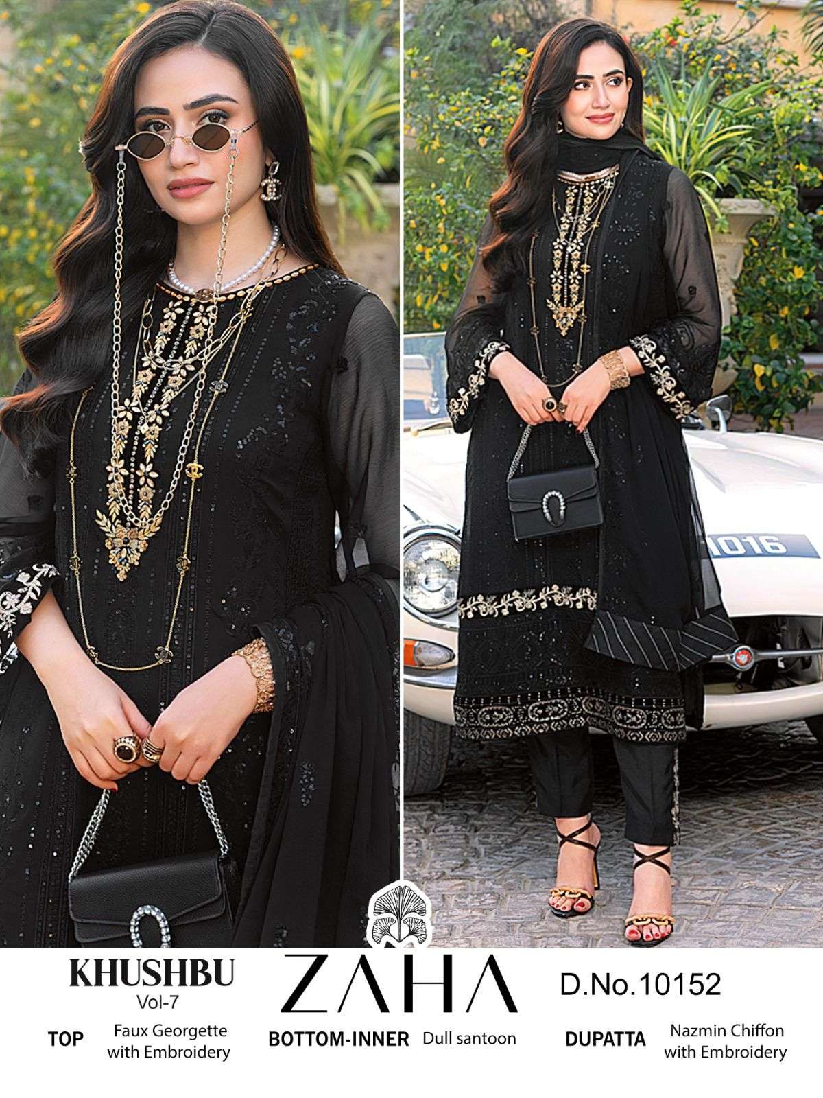 Zaha Khushbu Vol 7 Pakistani Salwar Kameez Wholesale catalog