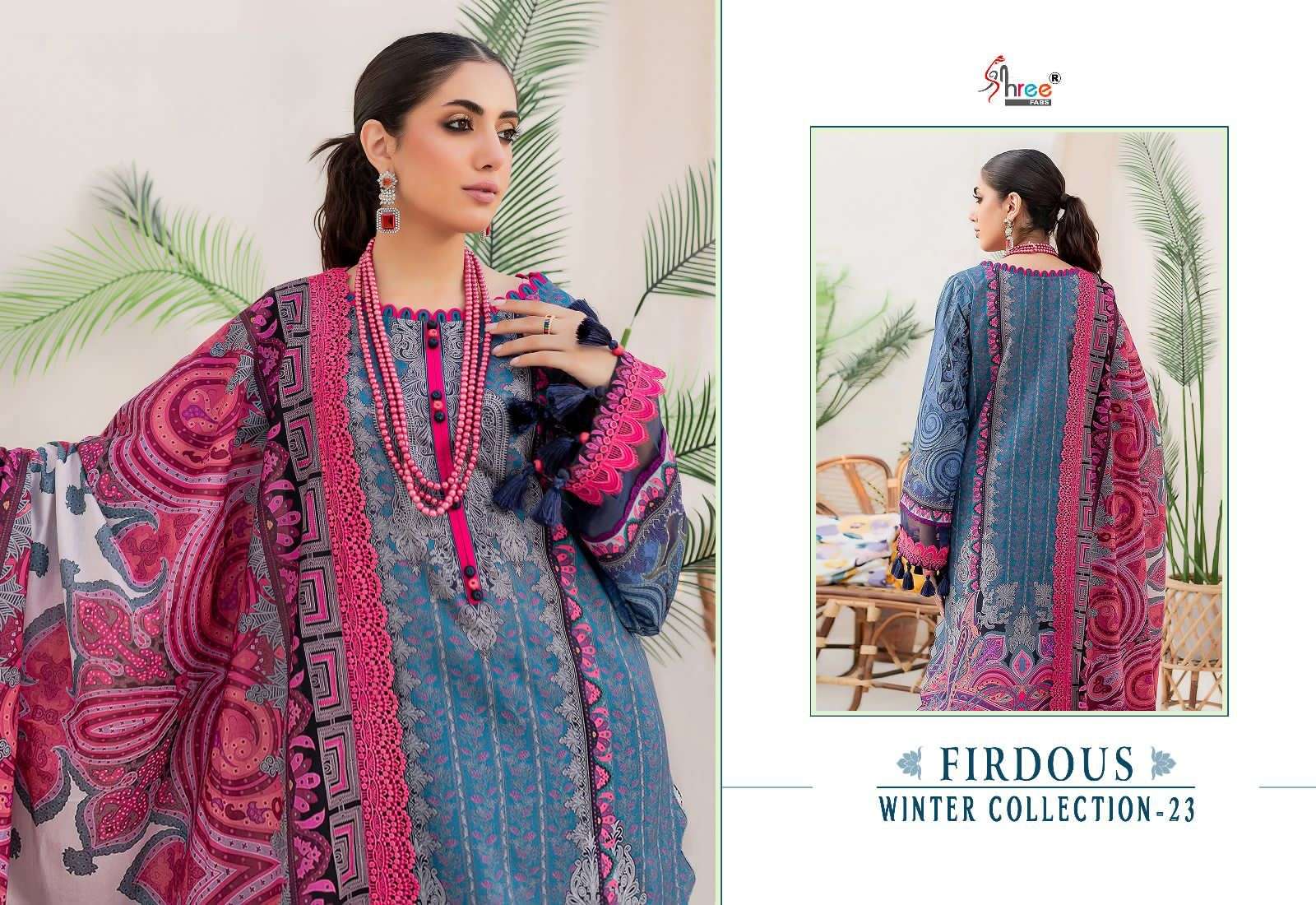 FIRDOUS WINTER COLLECTION - 23 Salwar Kameez Wholesale catalog