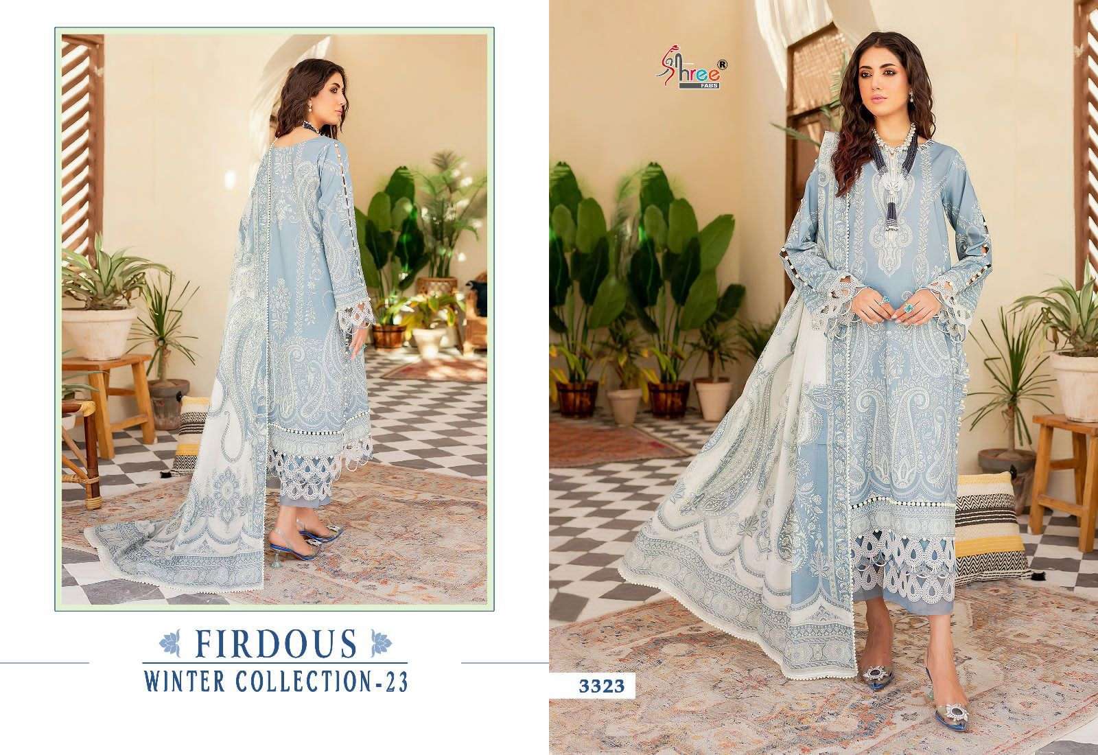 FIRDOUS WINTER COLLECTION - 23 Salwar Kameez Wholesale catalog