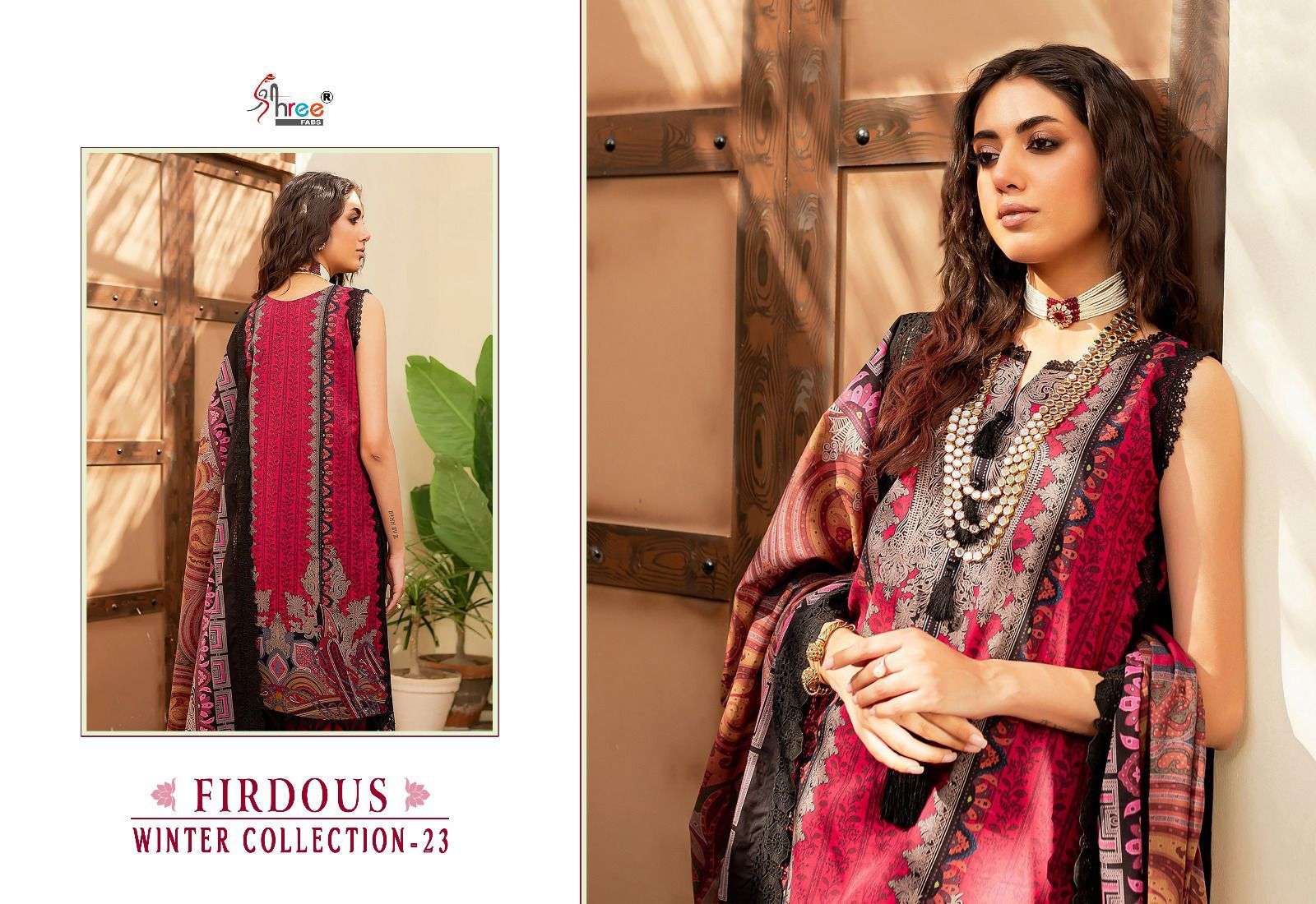 FIRDOUS WINTER COLLECTION - 23 Salwar Kameez Wholesale catalog