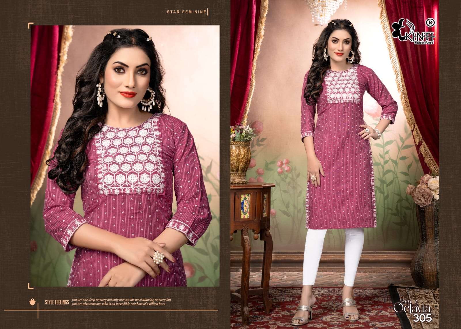 KINTI Octavia vol -3 Kurti Wholesale catalog