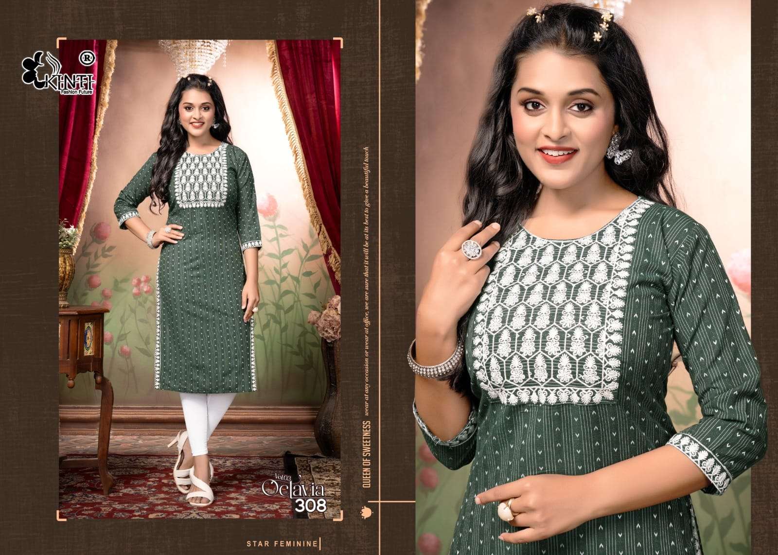 KINTI Octavia vol -3 Kurti Wholesale catalog