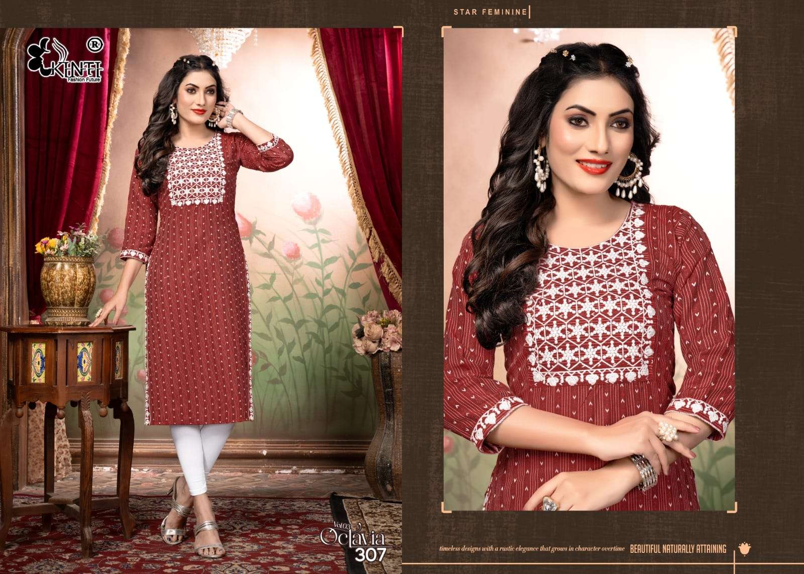 KINTI Octavia vol -3 Kurti Wholesale catalog