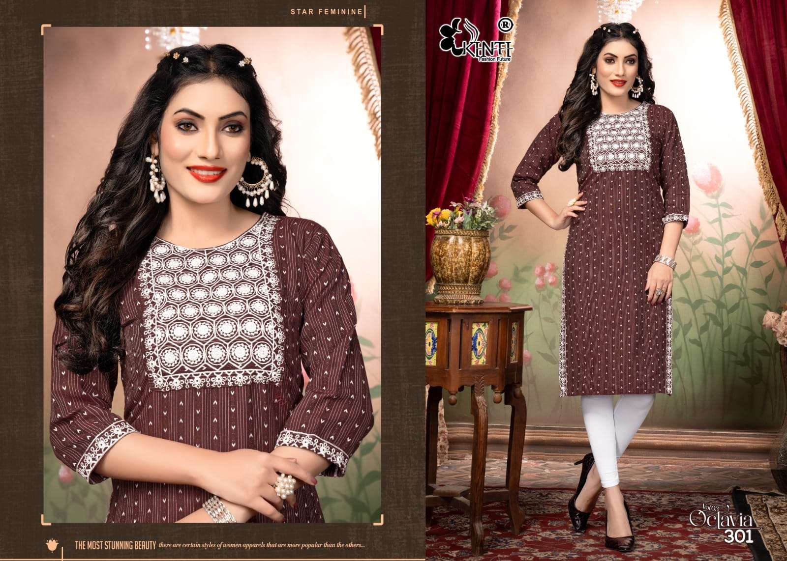 KINTI Octavia vol -3 Kurti Wholesale catalog