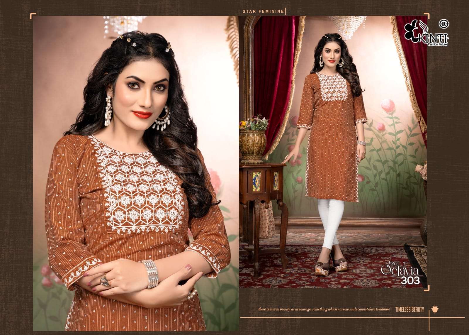 KINTI Octavia vol -3 Kurti Wholesale catalog