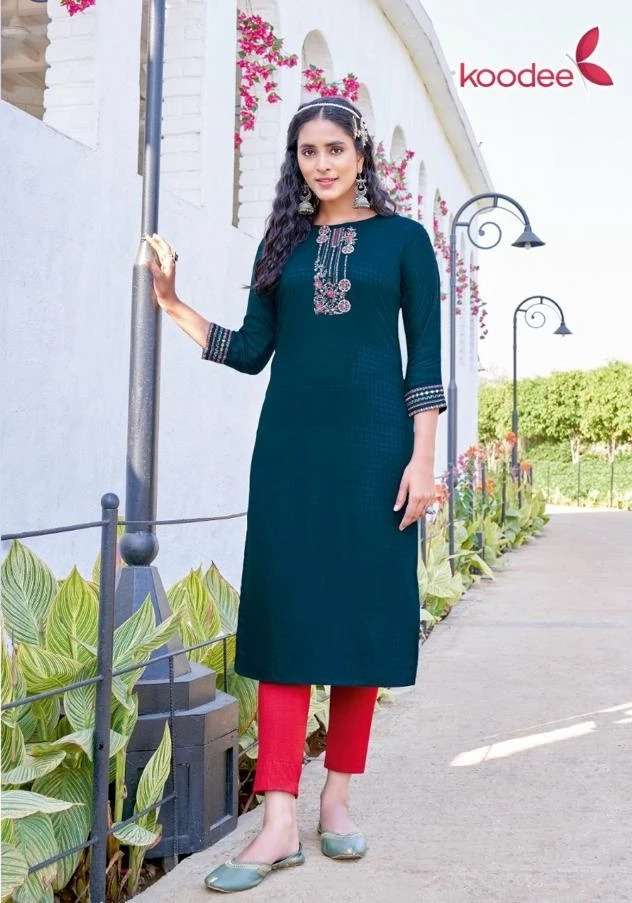 Koodee Raas 1 Festive Designer Long Kurti Wholesale catalog