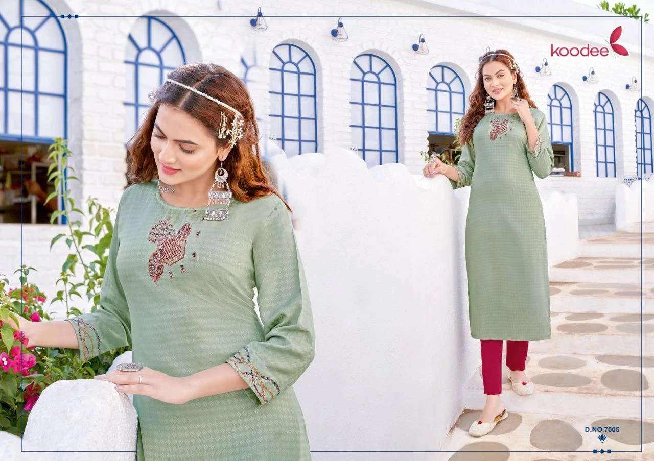 Koodee Raas 1 Festive Designer Long Kurti Wholesale catalog