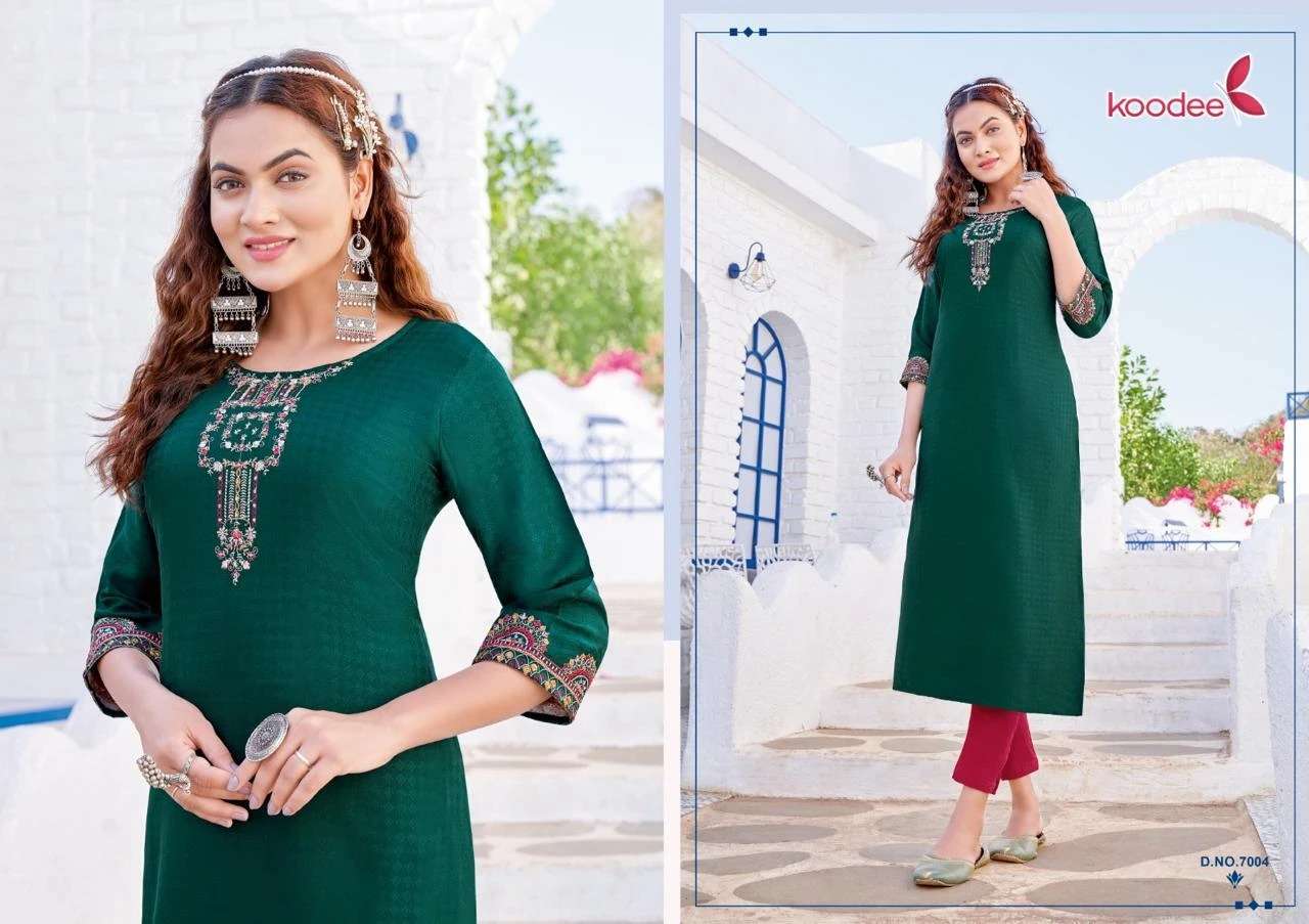 Koodee Raas 1 Festive Designer Long Kurti Wholesale catalog