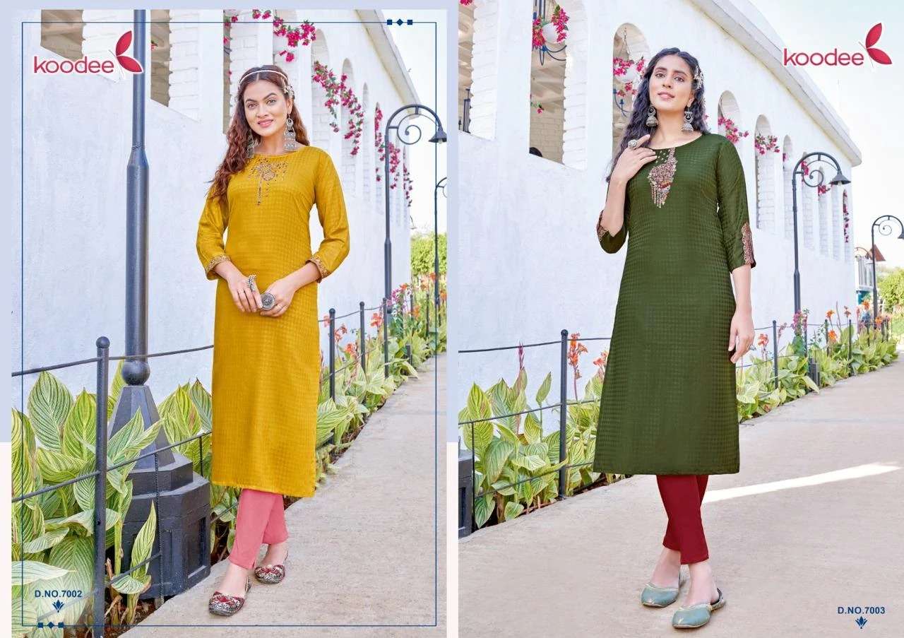 Koodee Raas 1 Festive Designer Long Kurti Wholesale catalog