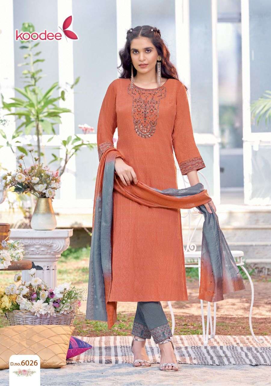 KOODEE Riva-6 Kurti Pant With Dupatta Wholesale catalog