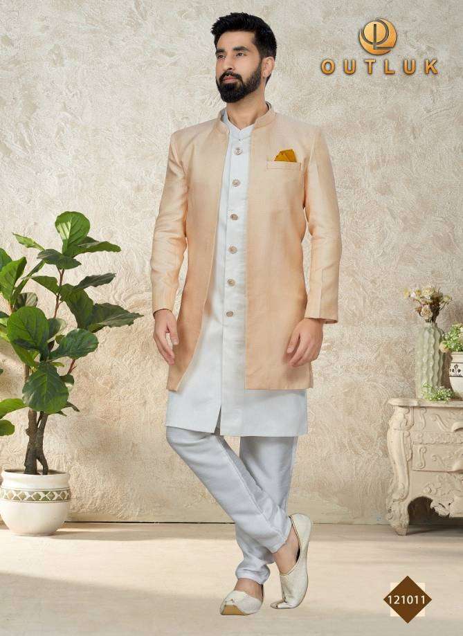 Outluk Vol 121 Mens Kurta Pajama With Jacket Wholesale catalog