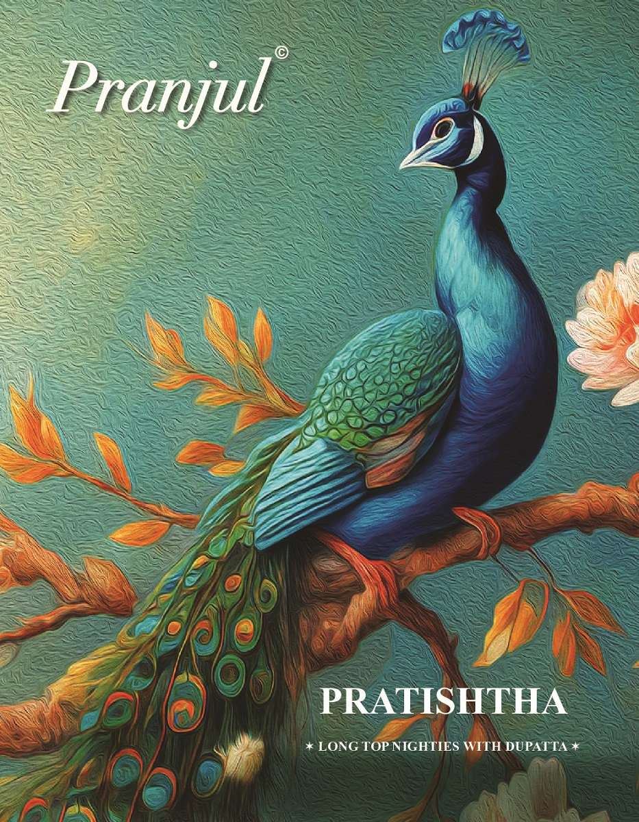 Pranjul Pratishtha Long Nighties With Dupatta -Wholesale Catalog