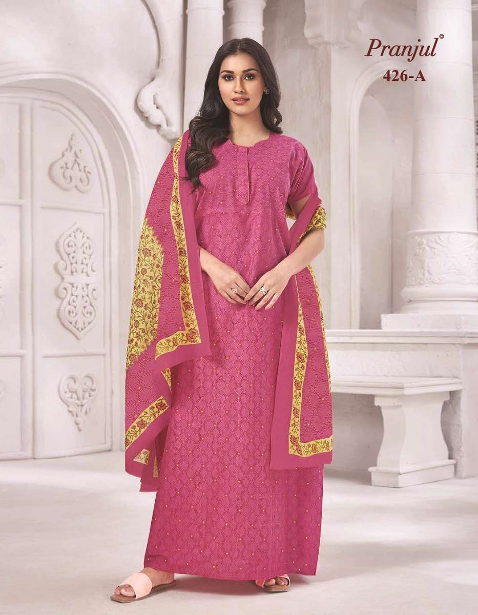 Pranjul Pratishtha Long Nighties With Dupatta -Wholesale Catalog