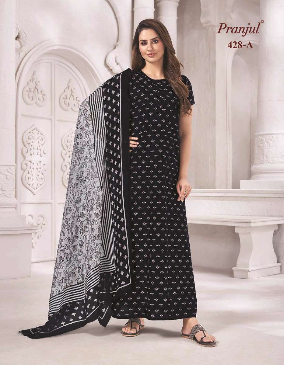 Pranjul Pratishtha Long Nighties With Dupatta -Wholesale Catalog