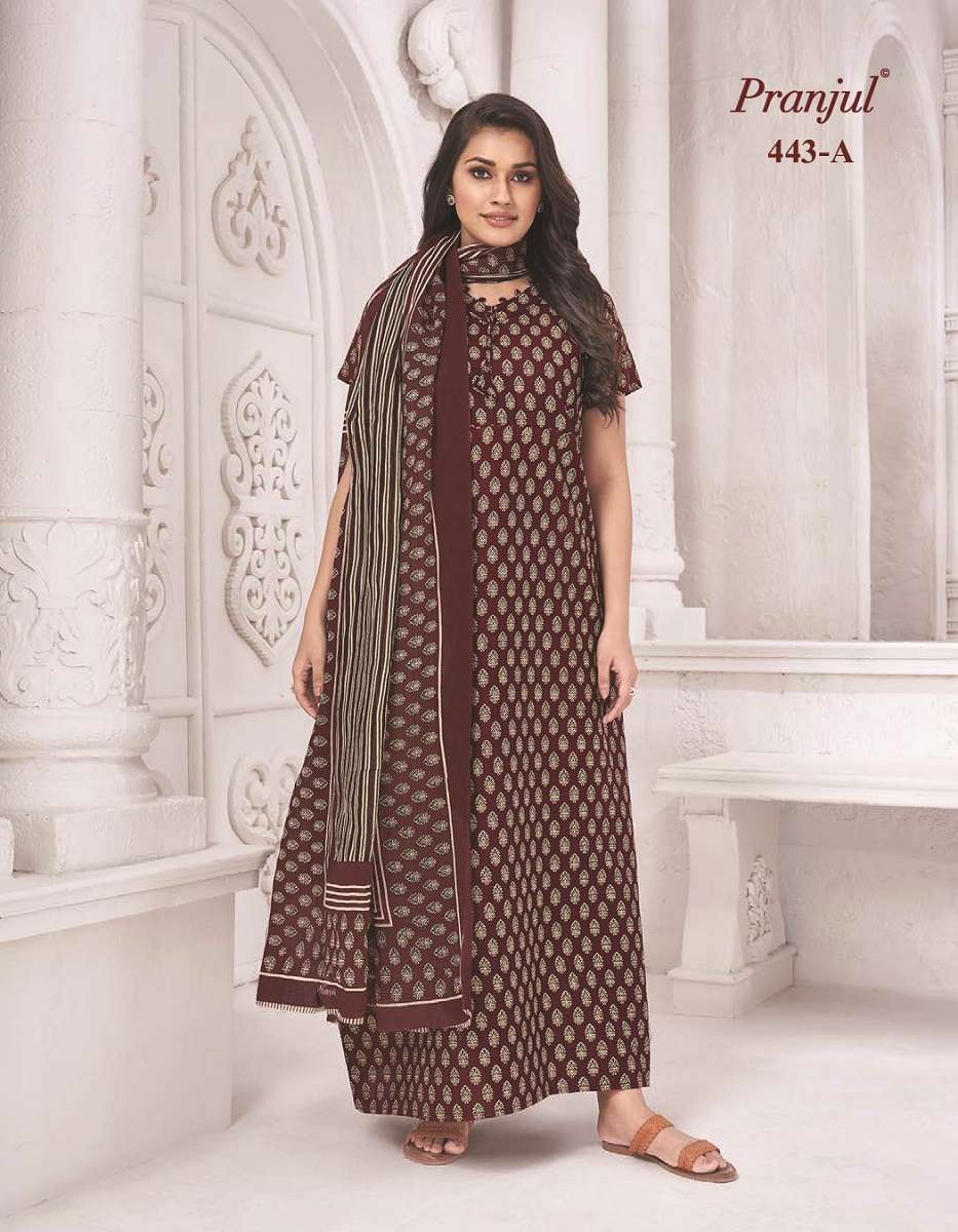 Pranjul Pratishtha Long Nighties With Dupatta -Wholesale Catalog