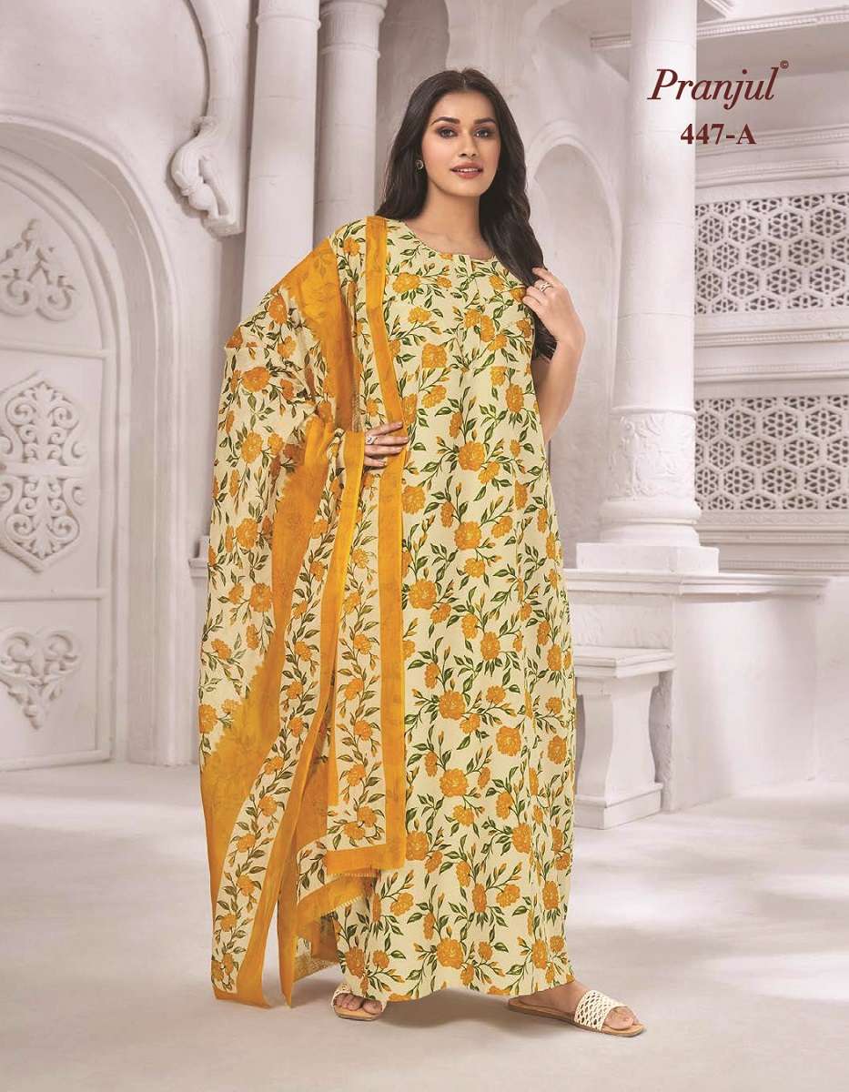 Pranjul Pratishtha Long Nighties With Dupatta -Wholesale Catalog