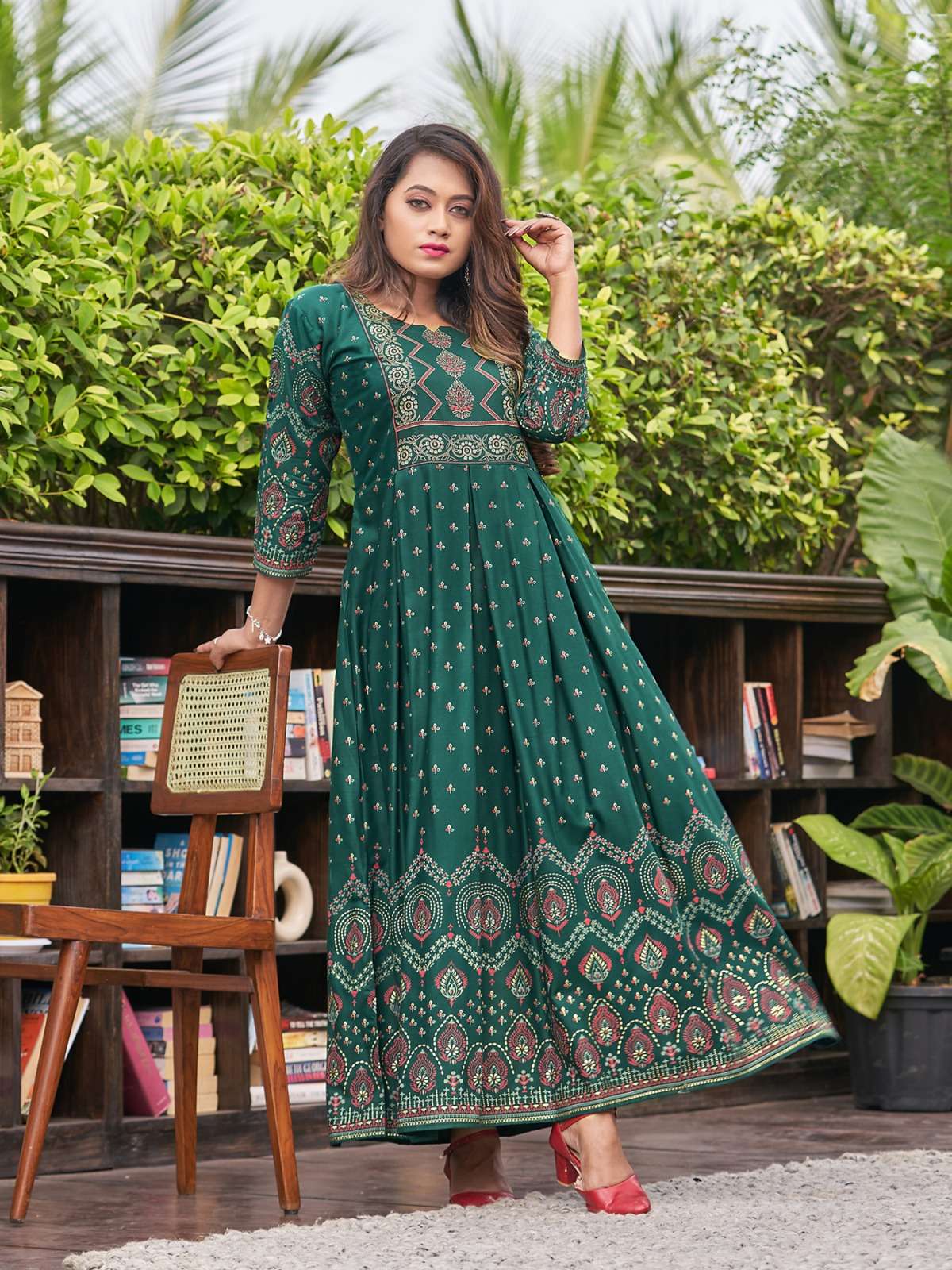 Rangjyot Akansha Vol 1 Heavy Rayon Printed Long Kurti Wholesale catalog