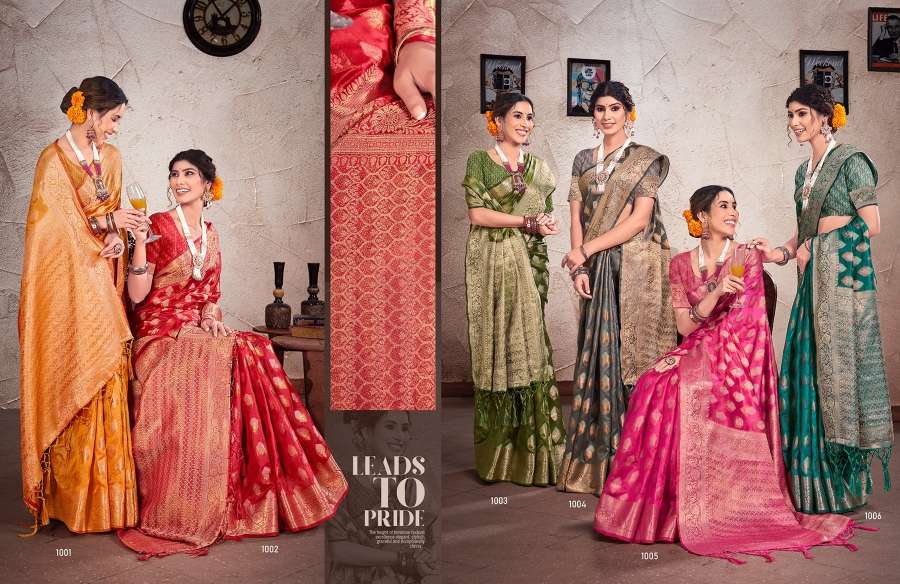 Buy SOFT ORGANZA SAREE at Rs. 1200 online from Rudrika Creation Organza  saree : LOI