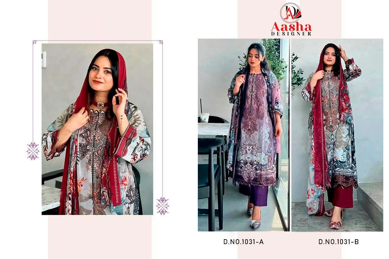 Aasha Harsha Vol 1 Chiffon Dupatta Pakistani Suits Wholesale catalog