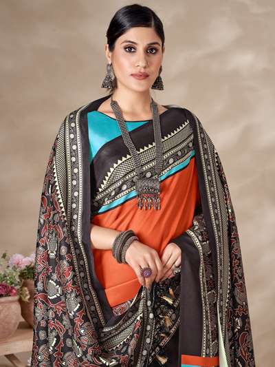 Aayaa Pashmina Vol 2 Winter Wear Saree Wholesale catalog