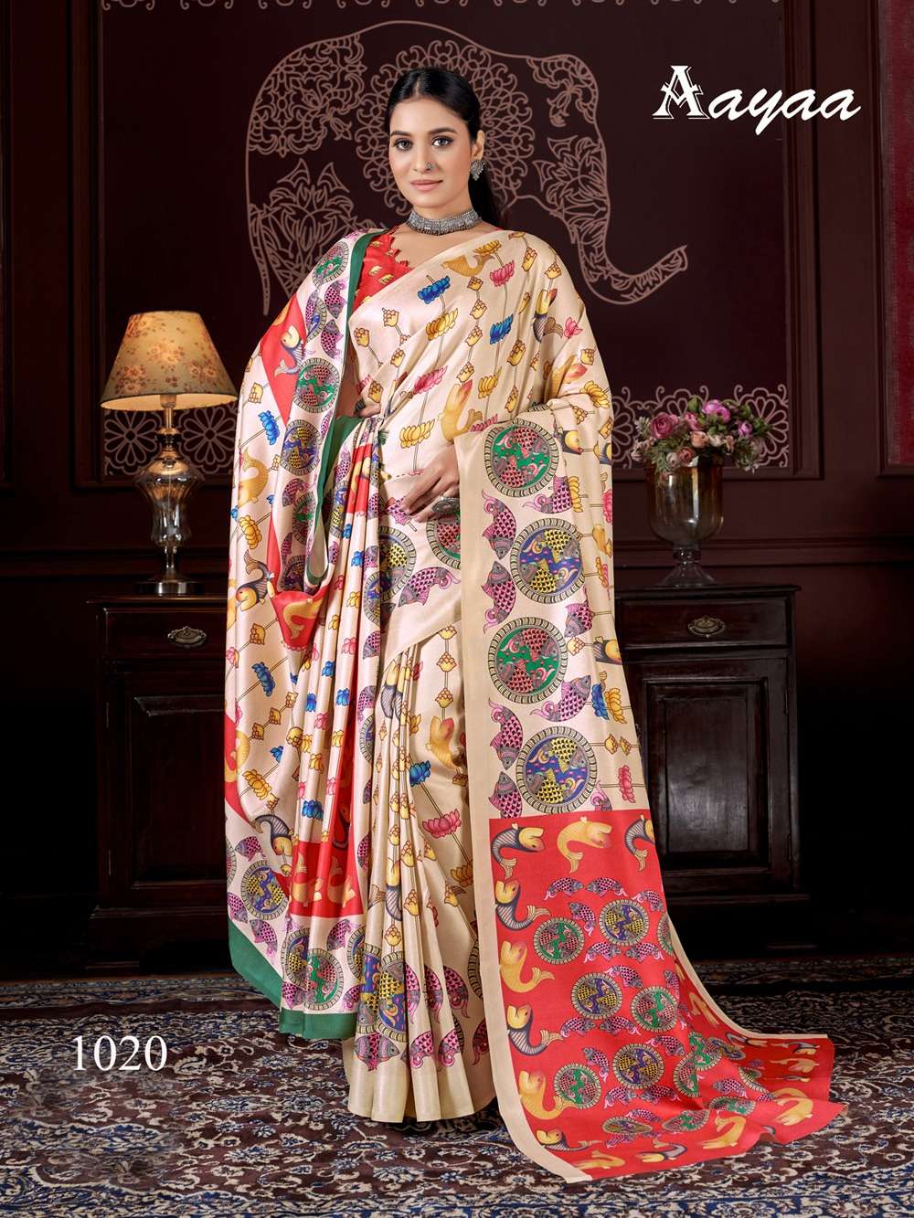 Aayaa Pashmina Vol 3 Winter Wear Saree Wholesale catalog