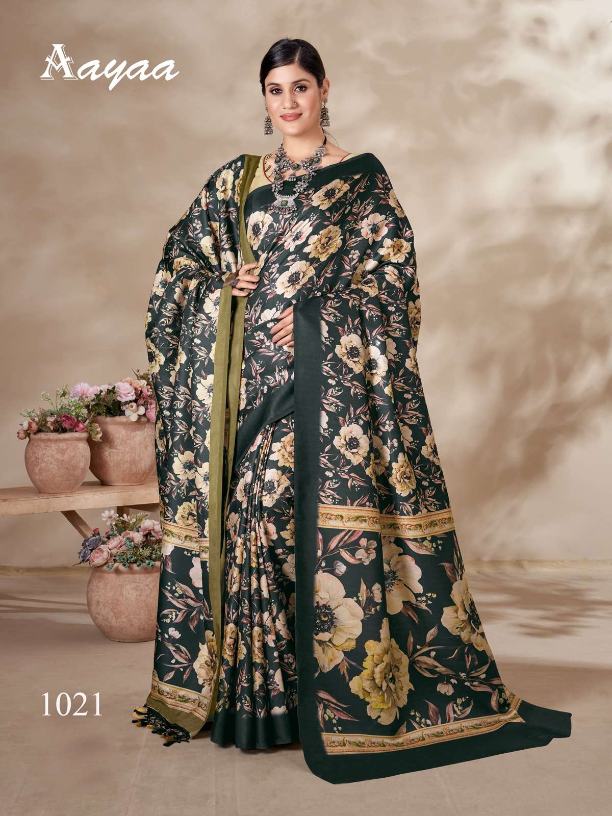 Aayaa Pashmina Vol 3 Winter Wear Saree Wholesale catalog