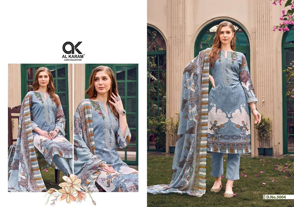 Al Karam Firdous Vol-3 -Dress Material -Wholesale Catalog