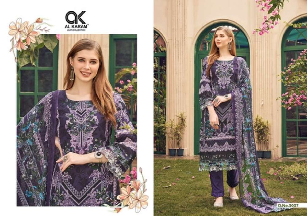 Al Karam Firdous Vol-3 -Dress Material -Wholesale Catalog