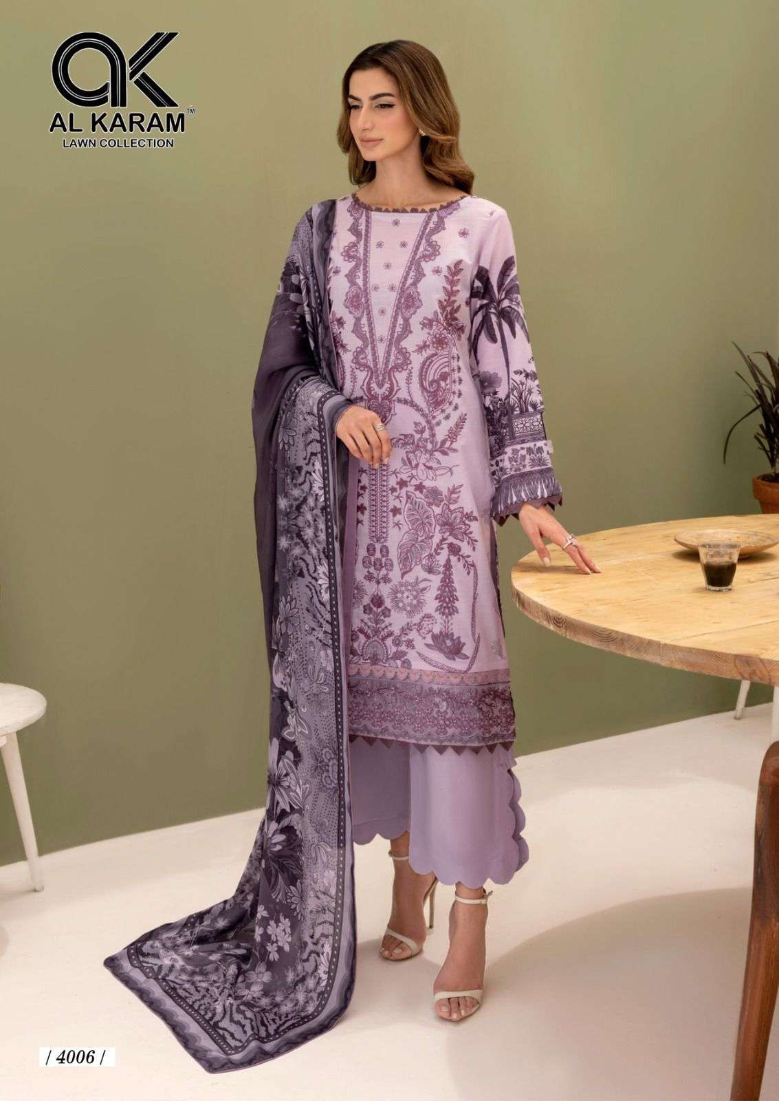 Al Karam Queens Court Vol 4 Cotton Dress Material Wholesale catalog