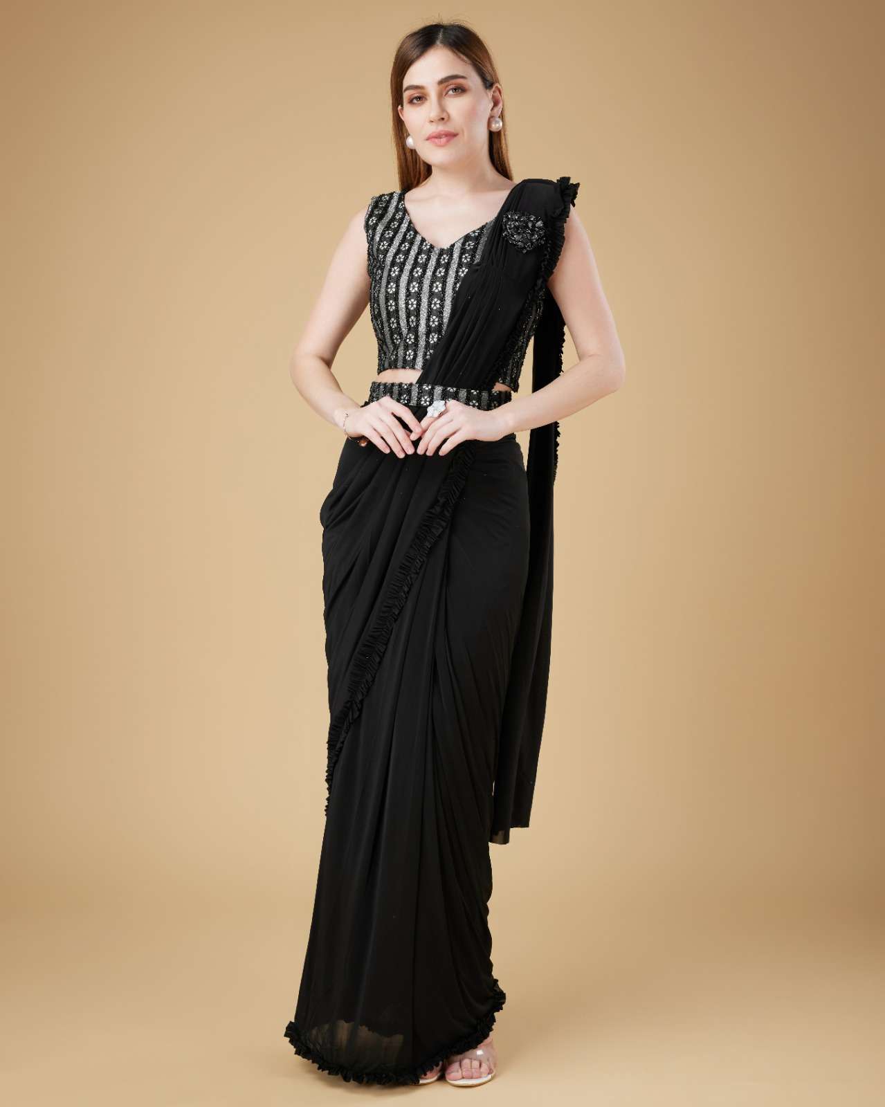 Amoha Trendz 101114 Ready To Wear Designer Sarees Wholesale catalog