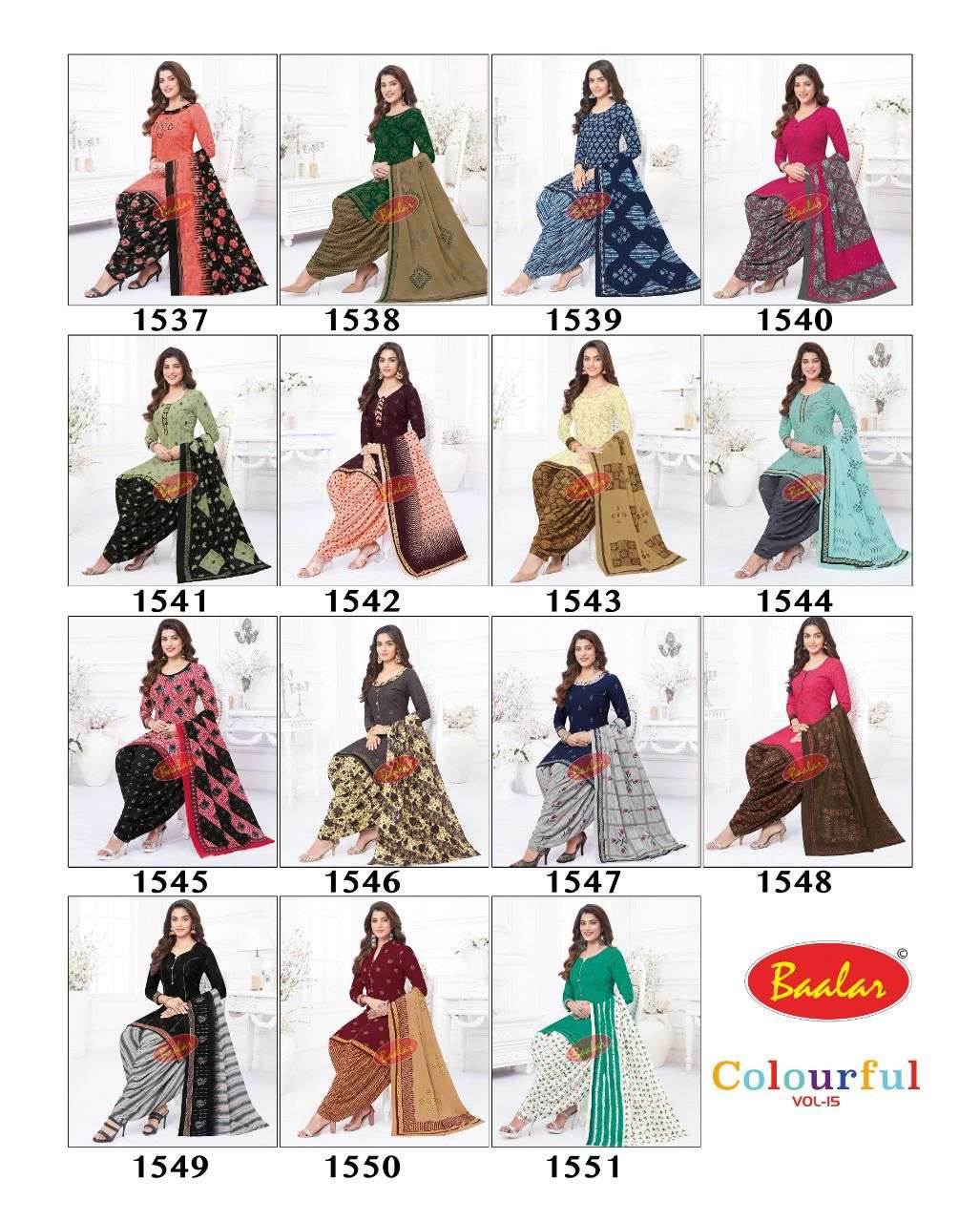 Baalar Colourful Vol-15 – Readymade -Wholesale Catalog