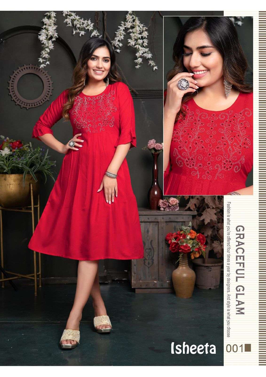 BEAUTY QUEEN ISHEETA Kurti Wholesale catalog