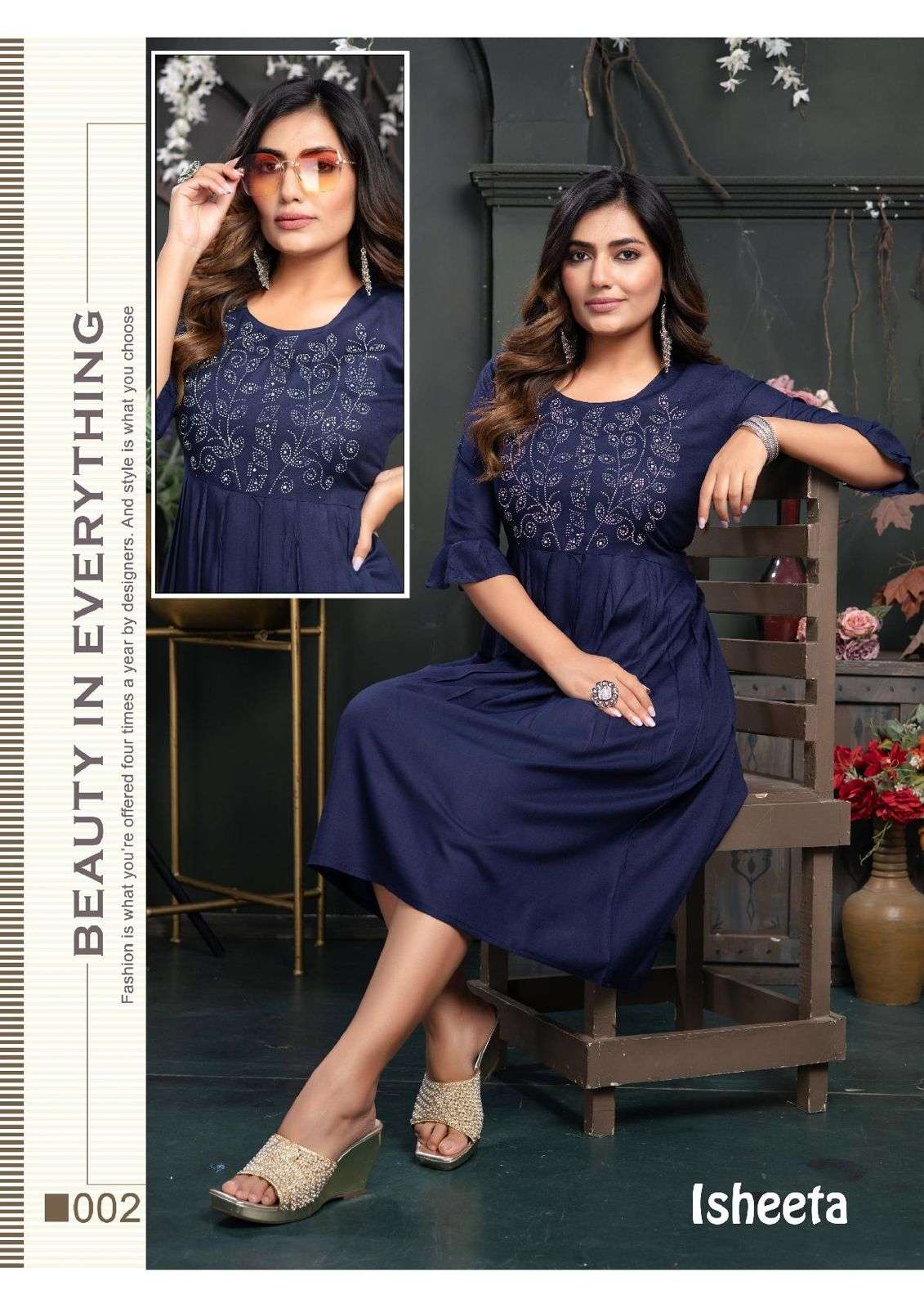 BEAUTY QUEEN ISHEETA Kurti Wholesale catalog