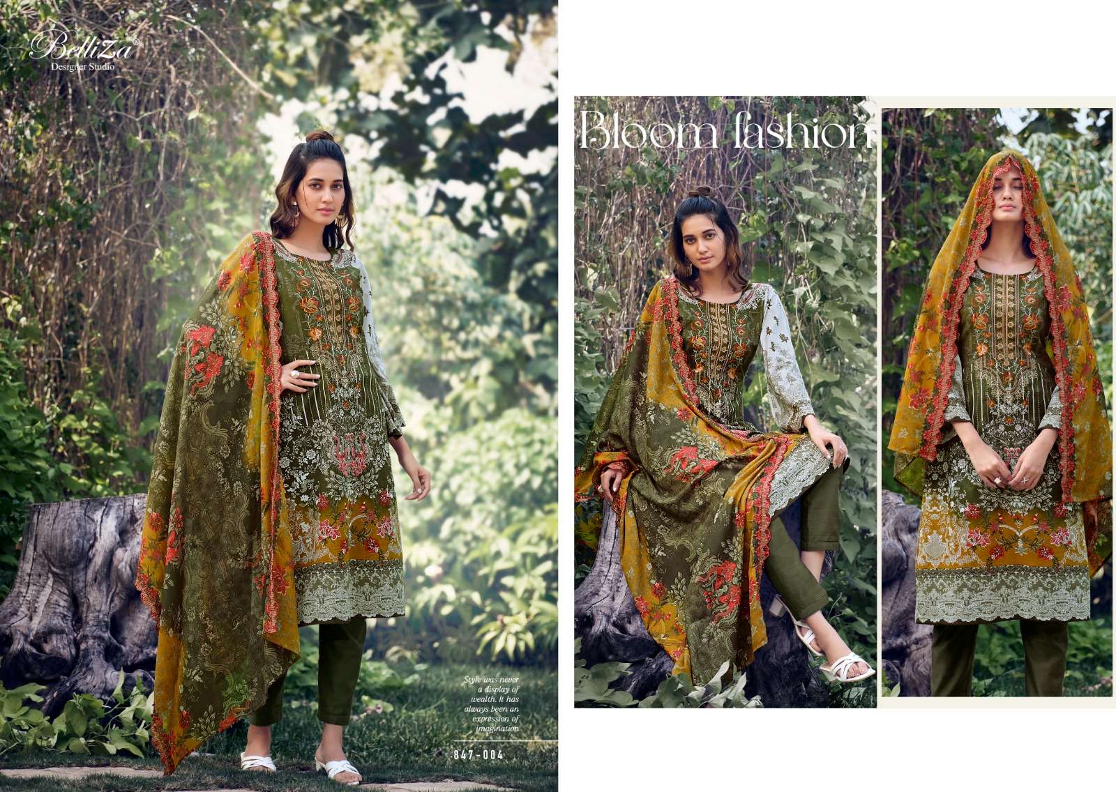 Belliza Guzarish 847 Exclusive Designer Dress Material Wholesale catalog