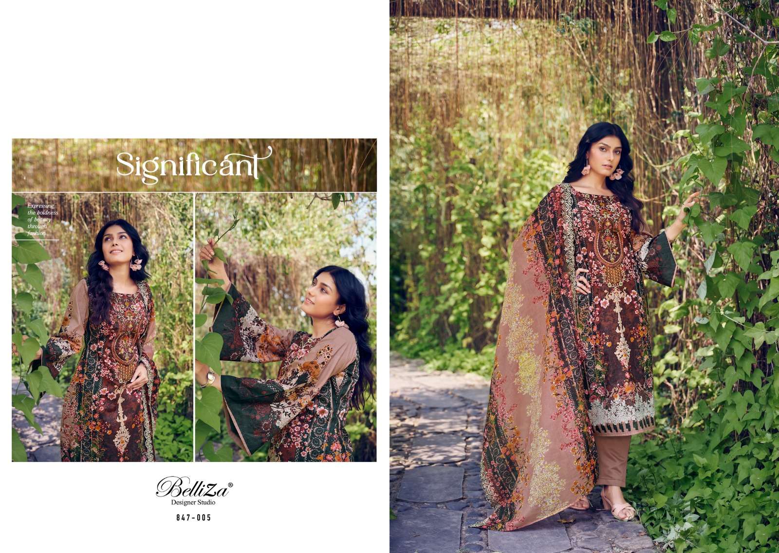 Belliza Guzarish 847 Exclusive Designer Dress Material Wholesale catalog