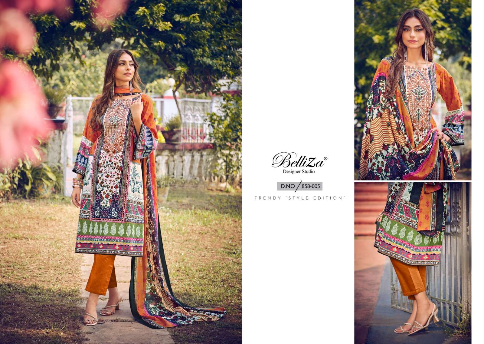 Belliza Naira Vol 24 Pure Cotton Digital Printed Dress Material Wholesale catalog