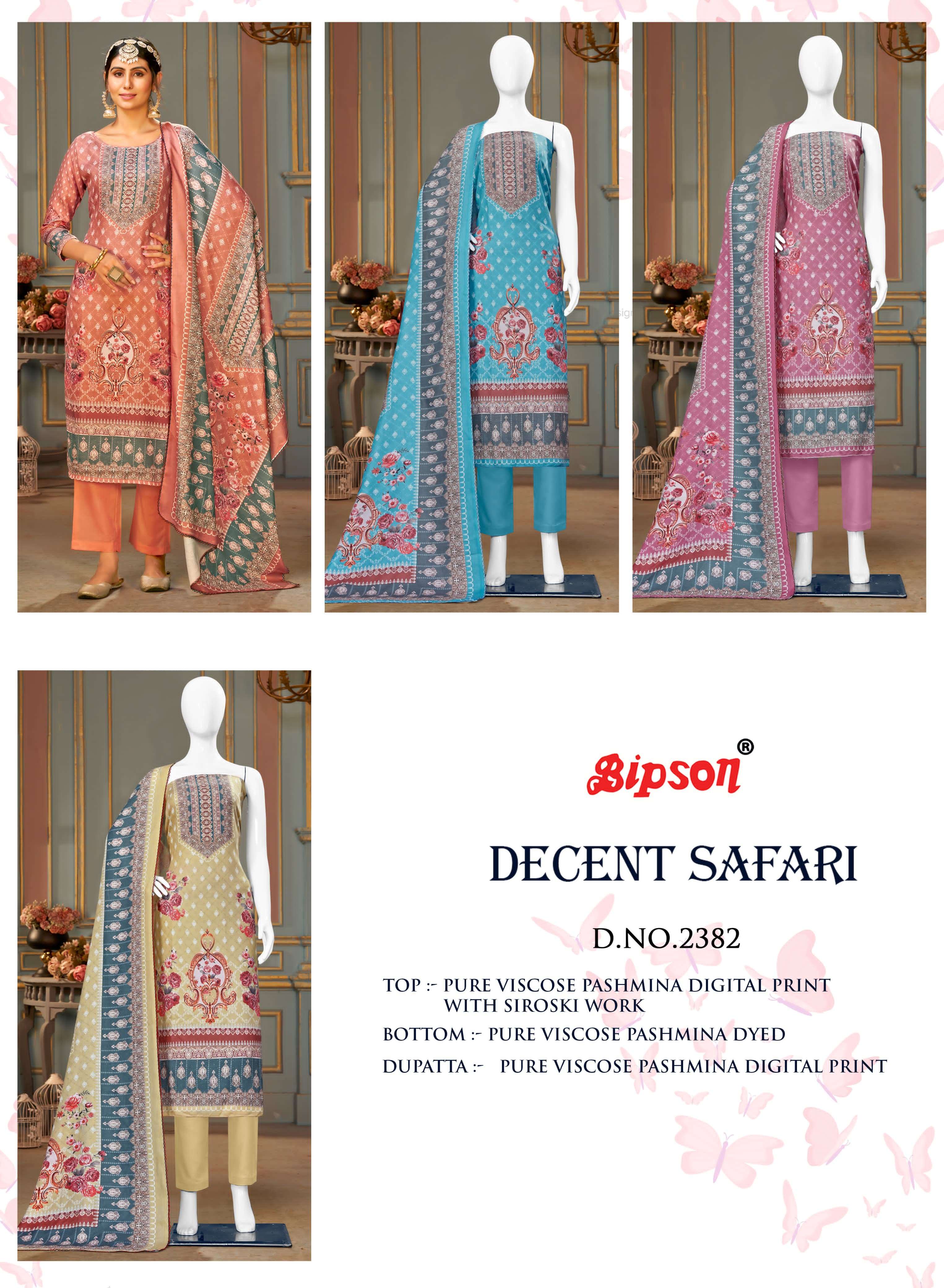 Bipson Decent Safari 2382 Viscose Dress Wholesale catalog