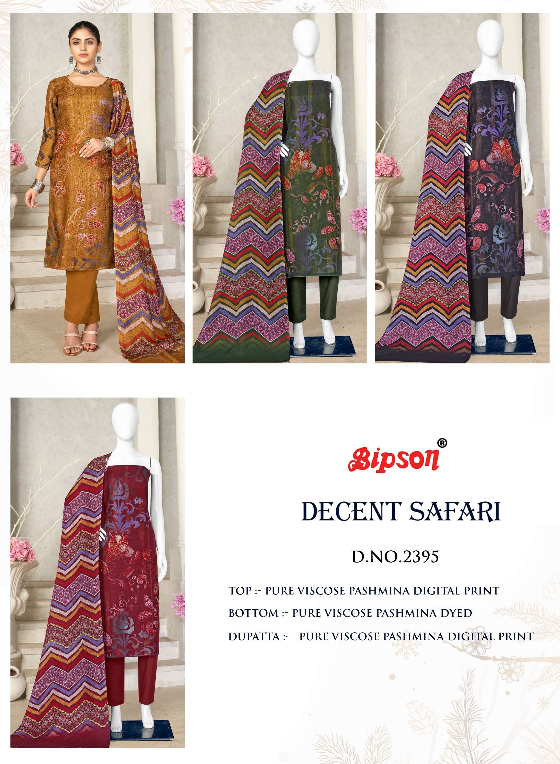 Bipson Decent Safari 2395 Dress Material Wholesale catalog