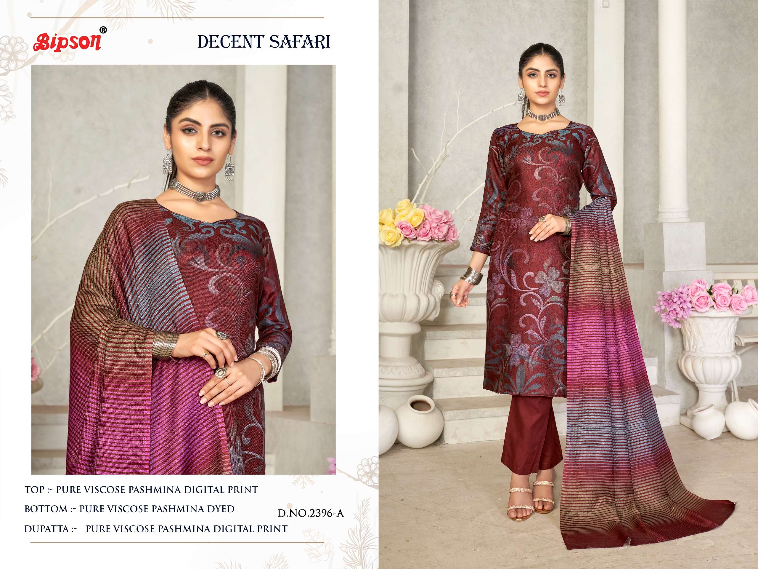 Bipson Decent Safari 2396 Dress Material Wholesale catalog