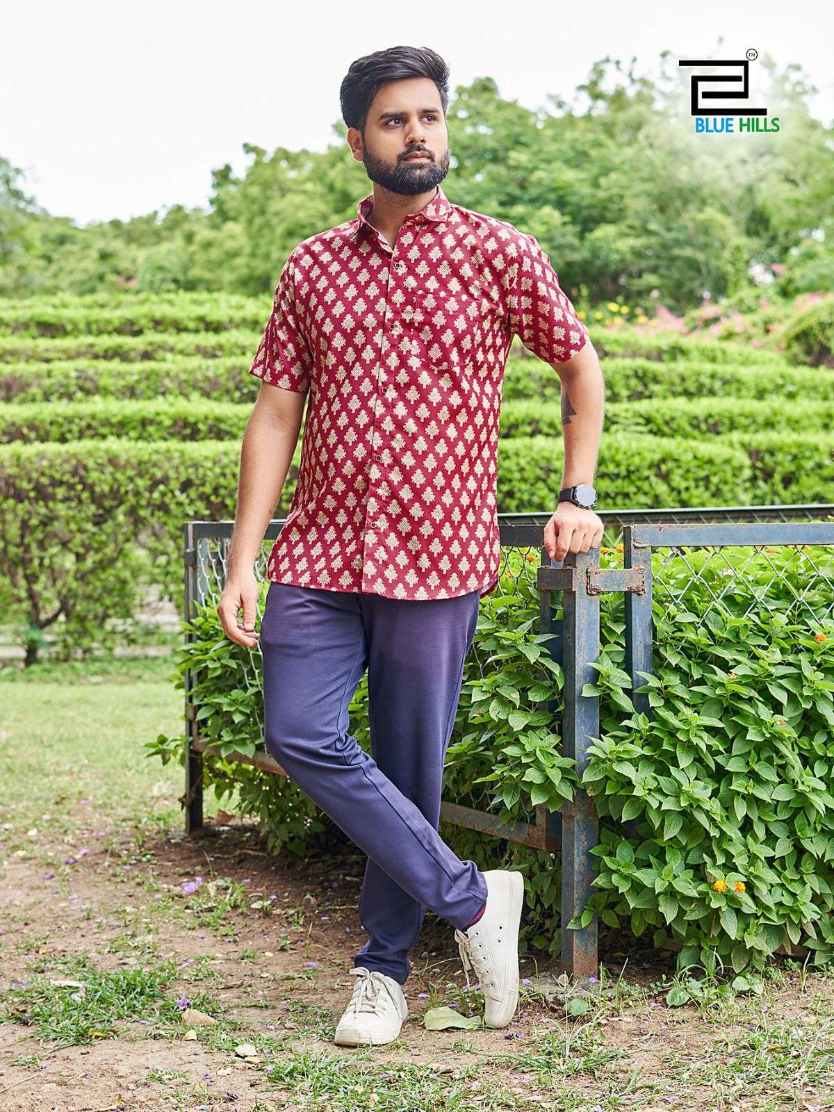 Blue Hills Mens 2.0 Mens Wear Printed Shirt Wholesale catalog