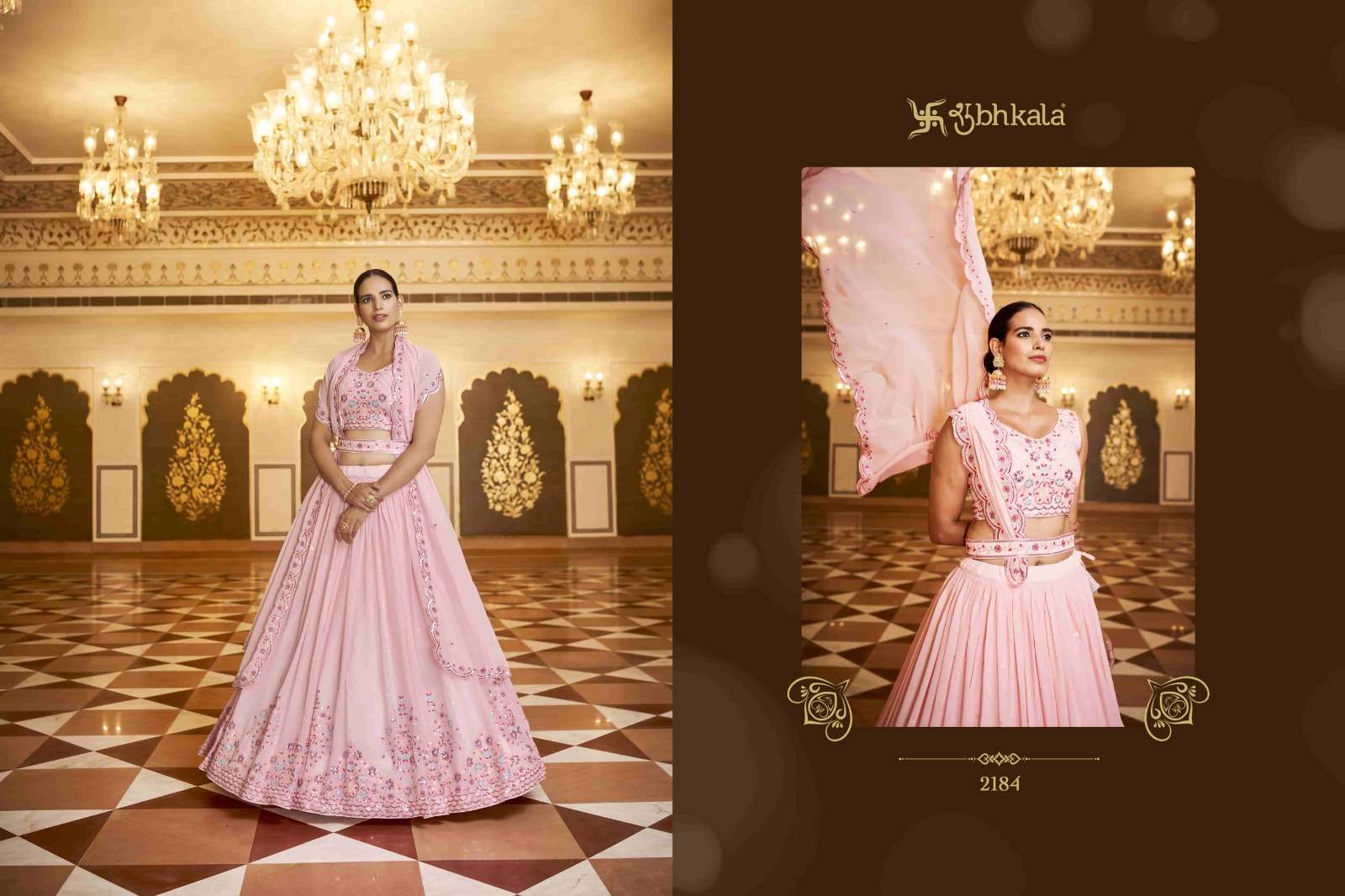 BRIDESMAID VOL. 2184 Bridal Semi Stitched Lehenga Choli Wholesale catalog