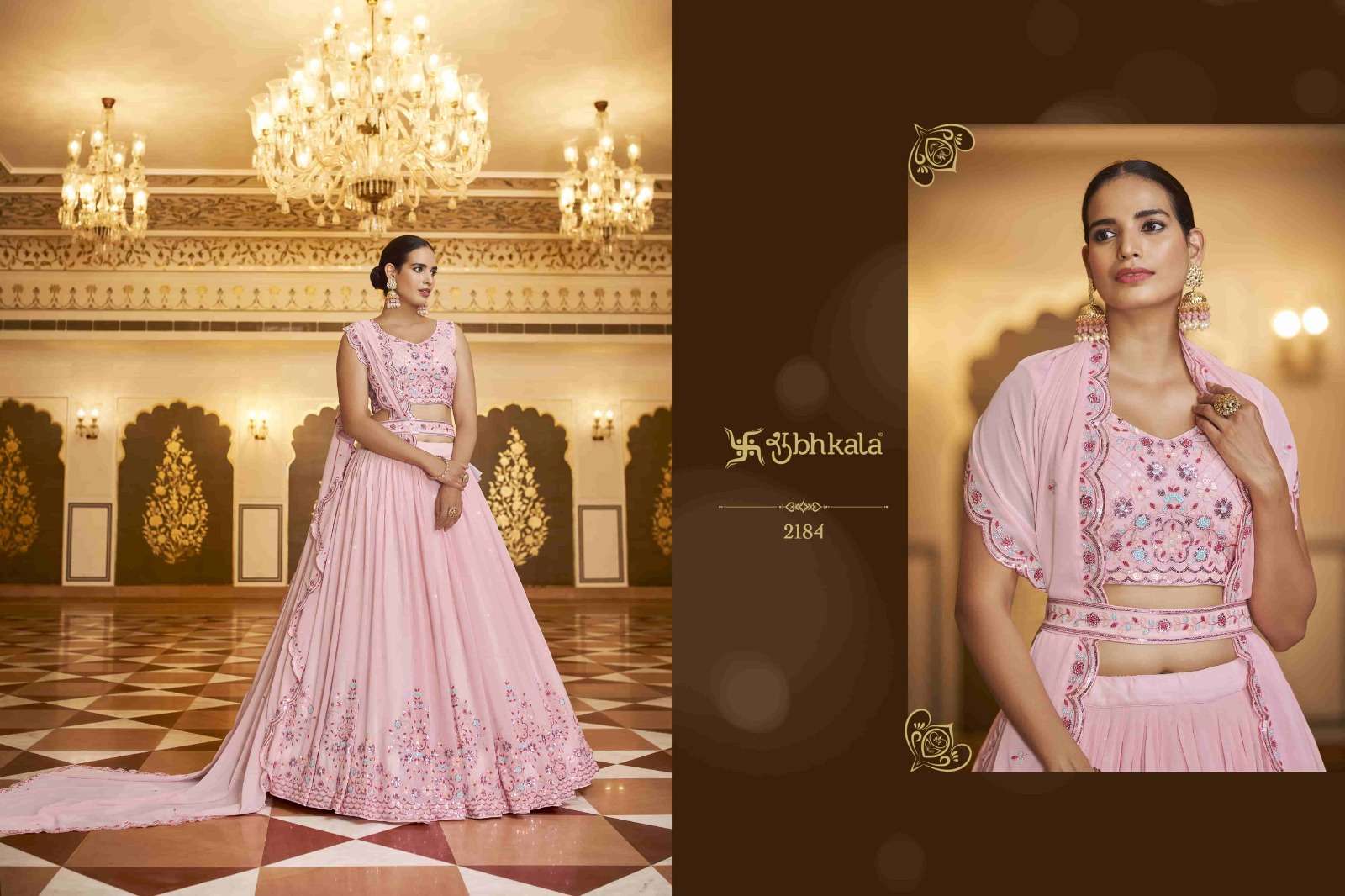 BRIDESMAID VOL. 2184 Bridal Semi Stitched Lehenga Choli Wholesale catalog