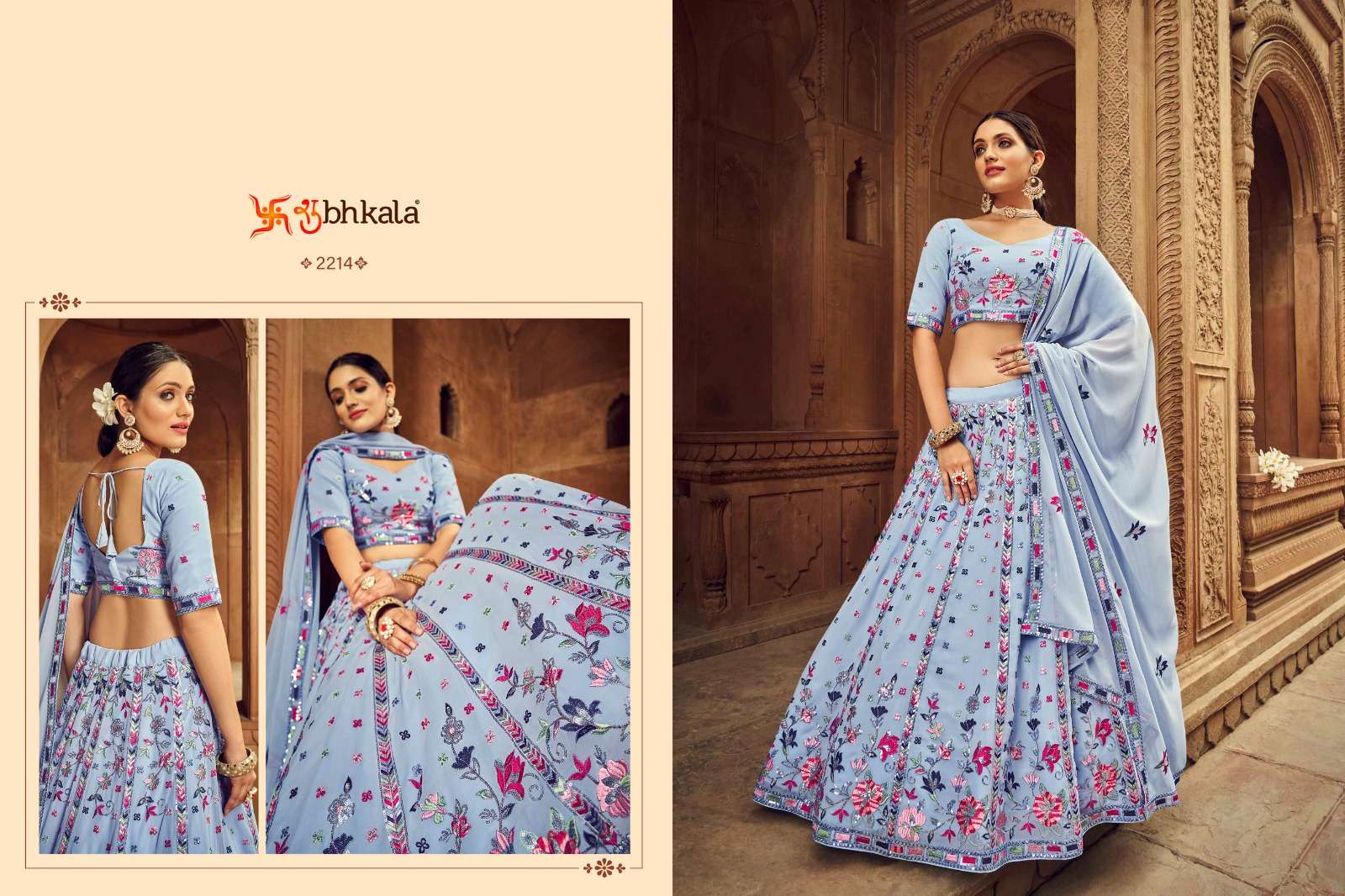 BRIDESMAID VOL. 2214 Semi Stitched Lehenga Choli Wholesale catalog