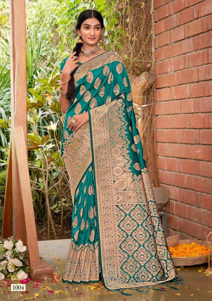 BUNAWAT AMRITPRABHA Banarasi Silk Saree Wholesale Saree market in Surat