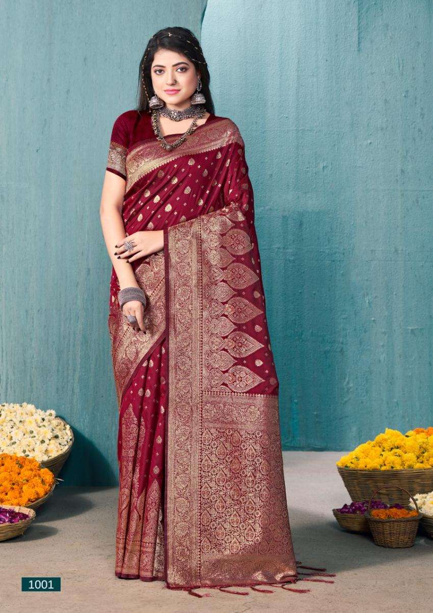 BUNAWAT SURJYOTI SILK Banarasi Silk Saree Wholesale catalog