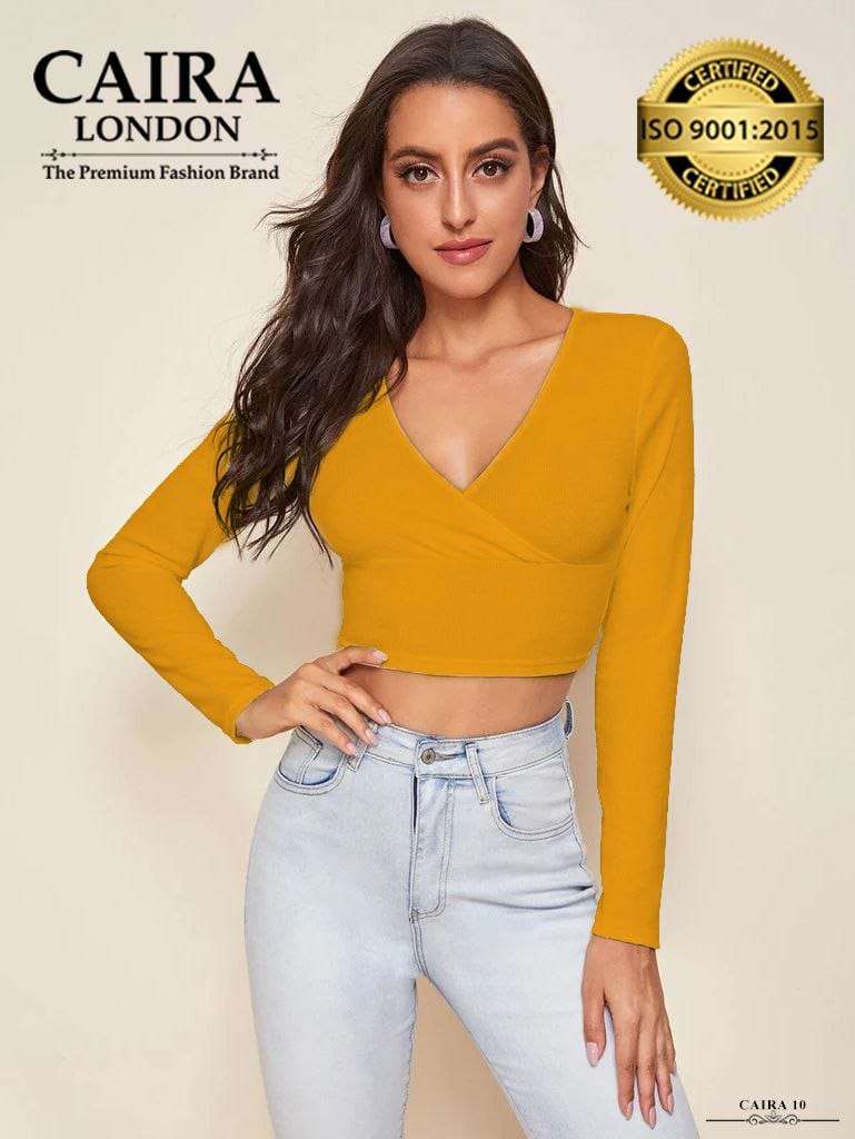 CAIRA LONDON CAIRA 10 Designer front Crop Tops Wholesale catalog