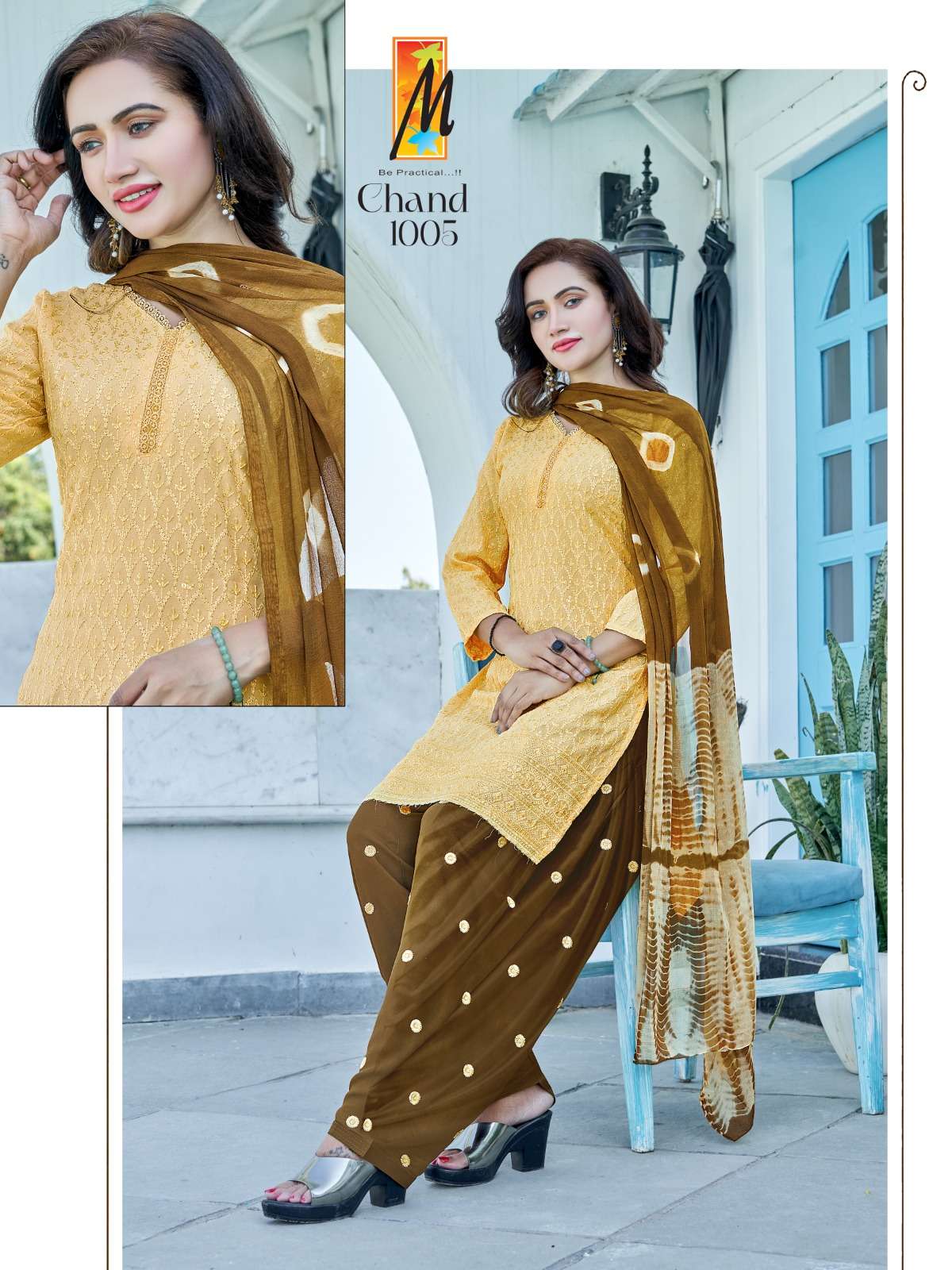 Chand patiyala Radready made Dress Materials Wholesale catalog