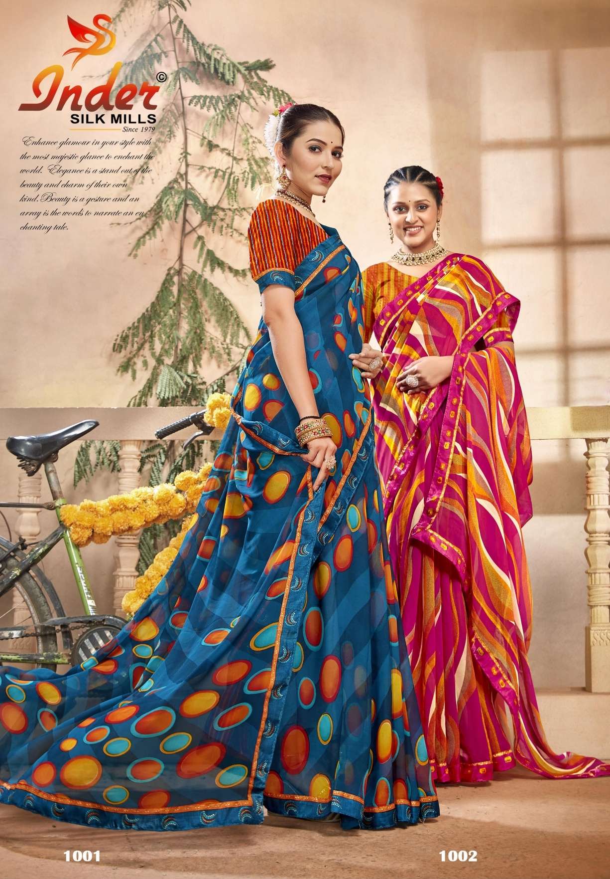 CREATION INDER SILK MILLS Saree Wholesale catalog